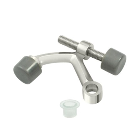 Patioplus Hinge Mounted Pin Stop, Bright Nickel - Solid PA563174